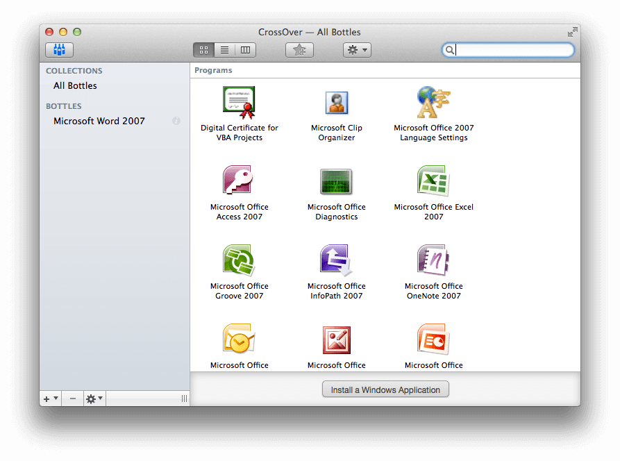 Crossover software mac