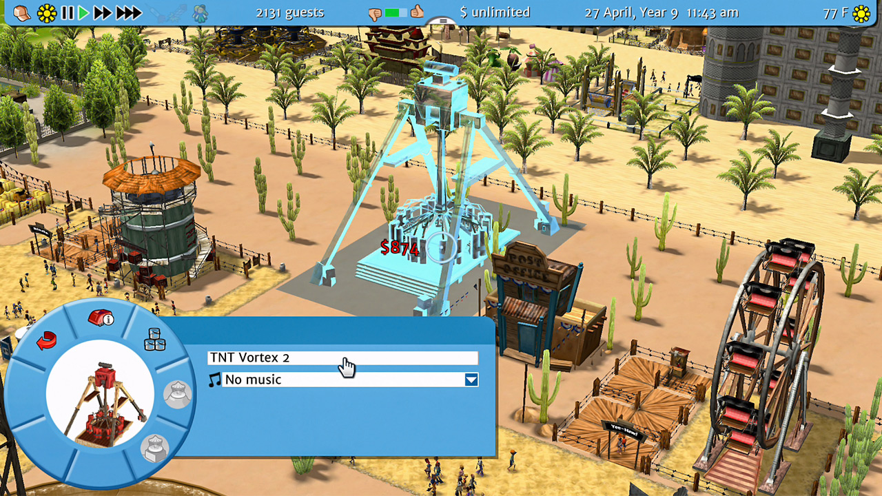 Rollercoaster tycoon free